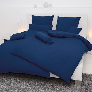 Biancheria da letto Piano Uni Color blu marino - 155 x 200 cm + cuscino 80 x 80 cm