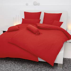 Biancheria da letto Piano Uni Rosso - 155 x 200 cm + cuscino 80 x 80 cm