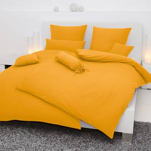 Biancheria da letto Piano Uni Giallo sole - 155 x 220 cm + cuscino 80 x 80 cm