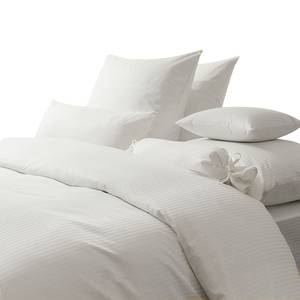 Biancheria da letto Rubin A righe - Bianco - 135 x 200 cm + cuscino 80 x 80 cm