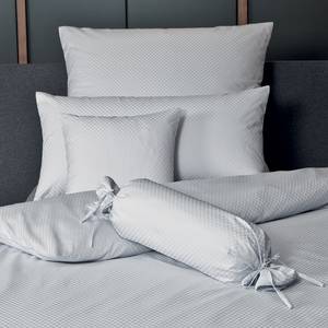 Biancheria da letto Rubin Tinta unita - Argento - 135 x 200 cm + cuscino 80 x 80 cm