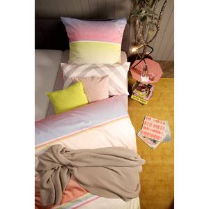Bettwäsche Sani Baumwollstoff - Pink / Gelb - 135 x 200 cm + Kissen 80 x 80 cm
