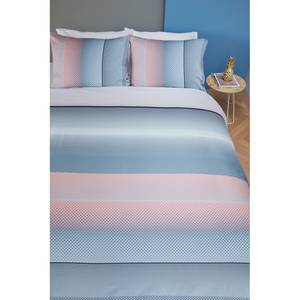 Parure de lit Senn Satin - Bleu / Rose