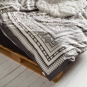 Biancheria da letto Sinaloah Nero/Bianco - 135 x 200 cm + cuscino 80 x 80 cm