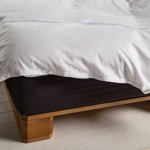 Biancheria da letto Smood frame Bianco / Blu - 155 x 200 cm + cuscino 80 x 80 cm