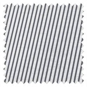 Parure de lit Smood stripes Blanc / Gris - 155 x 220 cm + oreiller 80 x 80 cm