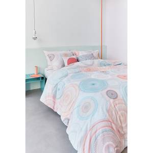 Parure de lit Tam Coton - Rose / Turquoise - 135 x 200 cm + oreiller 80 x 80 cm