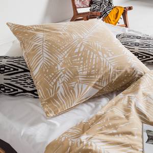 Biancheria da letto Vincou Giallo senape/Bianco - 135 x 200 cm + cuscino 80 x 80 cm