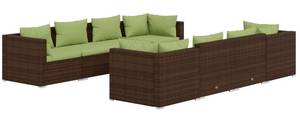 Salon de jardin (lot de 9) 3013630-12 Marron - Vert