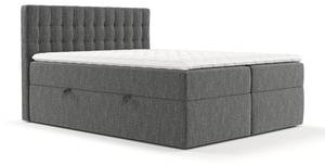 Boxspringbett Namur Schwarz - Breite: 160 cm