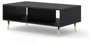 Couchtisch RAVENNA B CT90 Schwarz - Gold