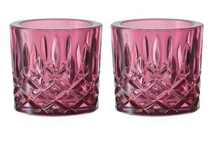 Teelichthalter Noblesse Votives 2er Set Rosé