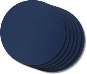 Tischset 165486 6er Set Blau - Naturfaser - 2 x 2 x 38 cm