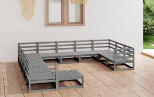 Garten-Lounge-Set (12-teilig) 3009732-1 Grau