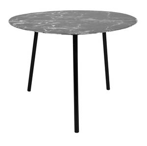 Table d'appoint Ovoid Noir - 51 x 38 x 59 cm