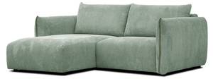 3-Sitzer Ecksofa Tauer Mint - Ecke davorstehend links