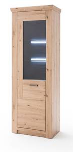 Vitrine Mauro 3 Braun - Holzwerkstoff - Holzart/Dekor - 74 x 211 x 45 cm