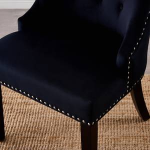 Chaise de salle à manger Windsor 6 PCs Noir