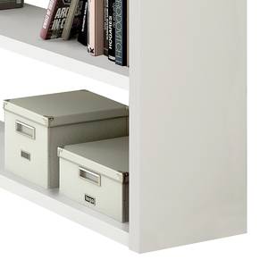 Bibliothèque Empire Blanc mat - Blanc crème - 276 x 221 cm