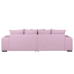 Bigsofa Aaron I Webstoff Mauve - Mit Hocker