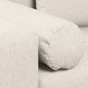 Bigsofa Aaron I Webstoff Hellbeige - Mit Hocker