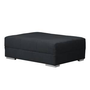 Bigsofa Aaron III Cord Anthrazit - Mit Hocker