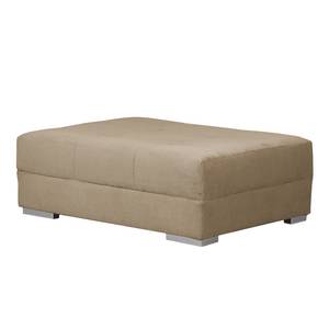 Bigsofa Aaron III Cord Cappuccino - Mit Hocker