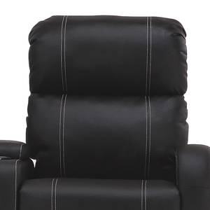 Home-Cinema Sofa Artana (4-Sitzer) Kunstleder - Schwarz