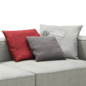 Bigsofa Big Cube Antiklederoptik Grau 270 x 66 cm - 6 Kissen