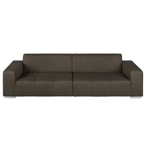 Bigsofa Caspe Webstoff Braun / Beige