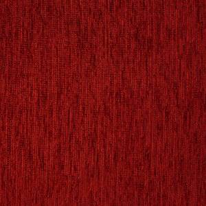Divano Mozambico Similpelle nera/Tessuto rosso - Similpelle nera/Tessuto rosso - Marrone scuro / Rosso