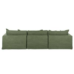 Bigsofa Coral Beach Webstoff Olivgrün