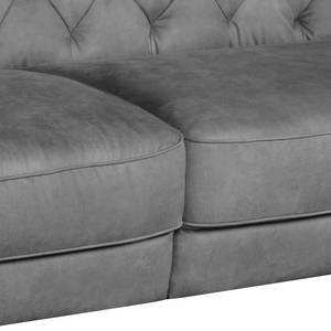 Bigsofa Ella Microfaser Microfaser - Dunkelgrau - Armlehne davorstehend links