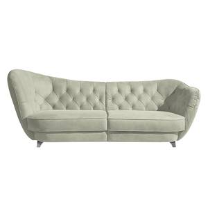 Bigsofa Ella Microfaser Microfaser - Lichtgrau - Armlehne davorstehend links