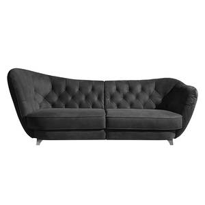 Bigsofa Ella Microfaser Schokolade/ Braun - Armlehne davorstehend links