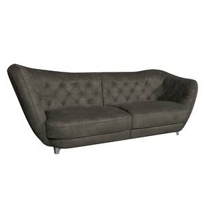 Bigsofa Ella Velours Braun - Armlehne davorstehend links