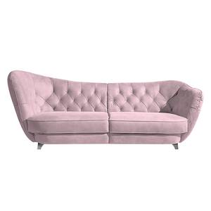 Bigsofa Ella Velours Rosa - Armlehne davorstehend links