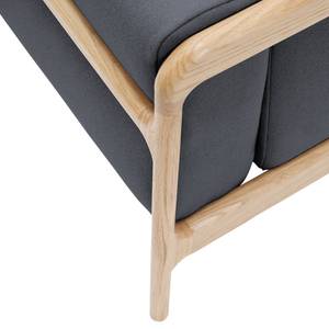 Grande canapé Fleek Tissu Ever : Anthracite - Beige