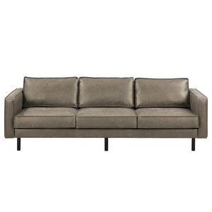 Bigsofa FORT DODGE Antiklederlook - Microfaser Yaka: Muskat