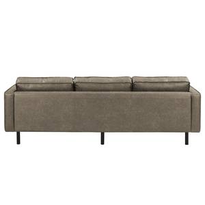 Bigsofa FORT DODGE Antiklederlook - Microfaser Yaka: Muskat