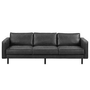 Bigsofa FORT DODGE Antiklederlook - Microfaser Yaka: Schwarz