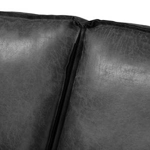 Bigsofa FORT DODGE Antiklederlook - Microfaser Yaka: Schwarz