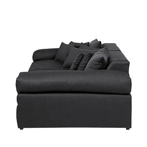 Bigsofa Freistoß Webstoff Grau