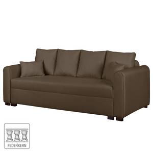 Bigsofa Frontino (mit Schlaffunktion) Strukturstoff - Espresso