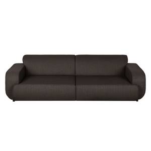 Bigsofa Giradot Webstoff Dunkelbraun / Blau