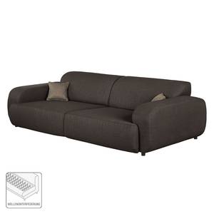 Bigsofa Giradot Webstoff Dunkelbraun / Braun