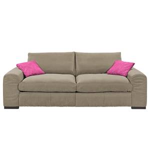 Bigsofa Hixon II Webstoff Taupe / Pink