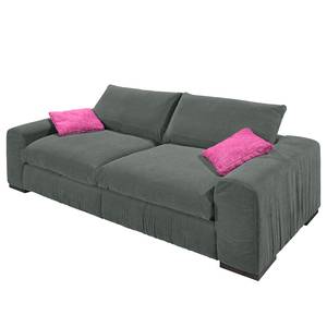 Bigsofa Hixon II Webstoff Grau / Pink