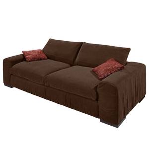 Bigsofa Hixon II Webstoff Braun / Rot