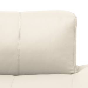 Bigsofa Hudson Echtleder Echtleder Neka: Creme - Armlehne davorstehend links